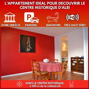 Apartamento L'enfant De Boheme D'albi - Centre Unesco - 200m Cathedrale - Parking - Animaux Acceptes